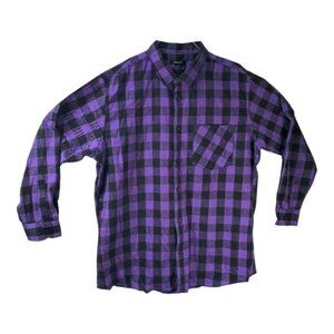Men's long-sleeved plaid shirt, size XXL, brand dokkia(93)